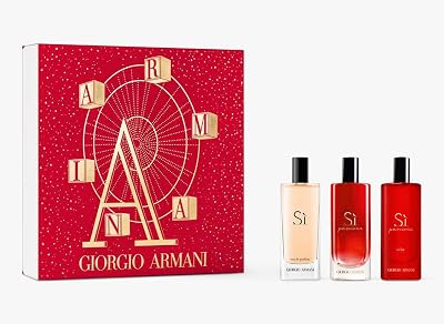 Giorgio Armani Si Collection Gift Set 3 x 15ml Eau de Parfum Travel Size