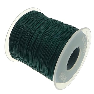 My-Bead 90m Nylonband Kordel 1mm Grün Wasserfest Nylonschnur Top Qualität Schmuckherstellung basteln DIY