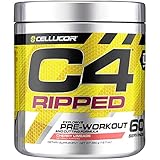 Cellucor C4 Ripped Pre Workout Powder Energy Drink + Fat Burner, Fat Burners for Men & Women, Weight Loss, Cherry Limeade, 60 Servings