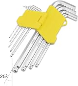 Gunpla 9-Piece Ball End Hex Key Set 1.5-10mm Long Arm Hex Wrenches view 2