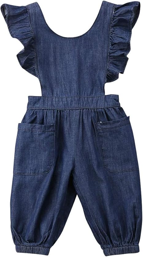 denim baby jumpsuit