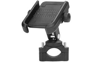 NikoMaku Motorcycle Cell Phone Holder Bike Phone Mount Handlebar Holder 360° Adjustable Compatible 4''-6.5''Mobile Phone iPho