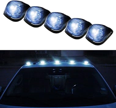 iJDMTOY Black Cab Smoked Lens White LED 