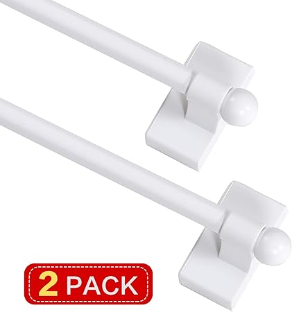 Amazon Com Turquoize Magnetic Curtain Rod Adjustable Lenght From