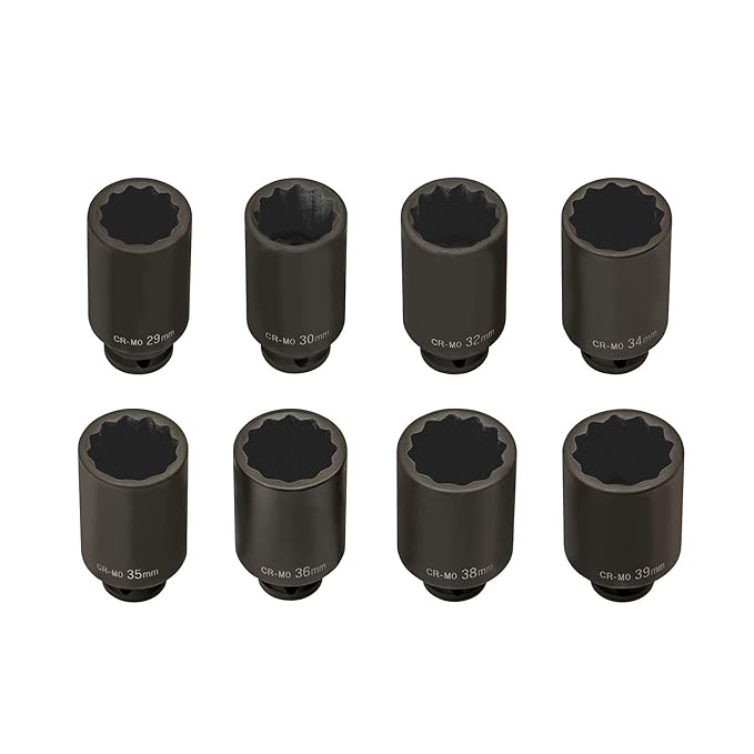 OEMTOOLS 27321 8 Piece Axle Nut Socket Set 12 Pt. Review