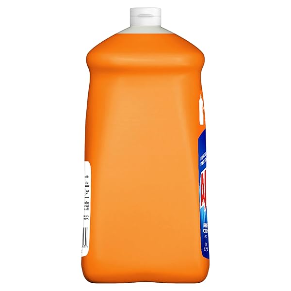 AJAX ULTRA LIQUID DISH SOAP ORANGE SCENT, TRIPLE ACTION, 90 FL OZ BOTTLE
