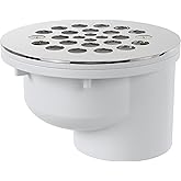 PROFLO PF42872 2" PVC Offset Shower Drain - Chrome