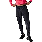 Brooks Men’s Dash Pant, Wind & Water-Resistant Running Pants, Stretch Knit Comfort, Ankle Zips, Reflective Details & Pockets