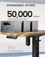 ErGear Electric Standing Desk 120x60cm with 4 Memory Panels, 72-118cm view 4