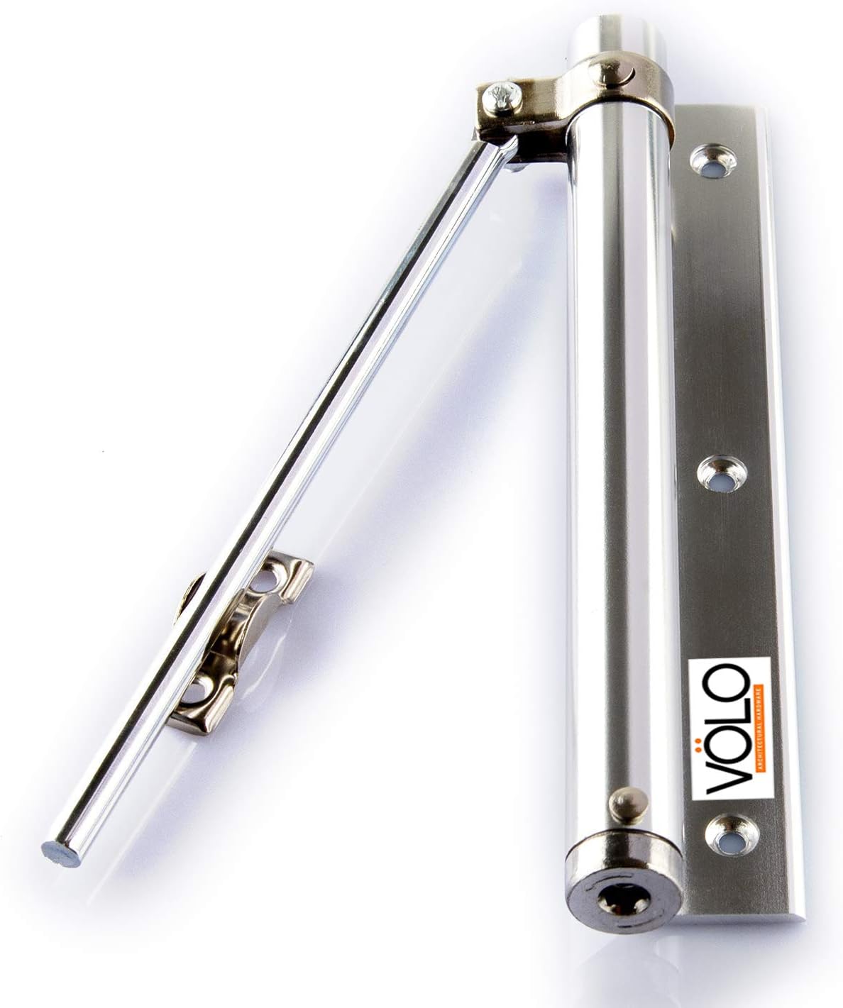 VOLO Spring Door Closer for Residential/Commercial Purposes, for 35kg Light Weight PVC/Aluminium Doors, Converts Hinged Door to Automatic Self-Closing Door, Spring Door Closer