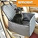 PawSeat Car Mat | Prime Grade Waterproof Nylon Tarps Fabric Dog Car Mat Hammock to Protect Car Seat from Pet Hair or Mud | Effortless Installation | Grey | 163.4