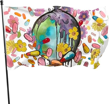 Amazon Com Georgkmp Juice Wrld Future Alive Personality Flag Outdoor Flag Banner Foot Flag Farm Banner 3x5 Ft Black Home Kitchen