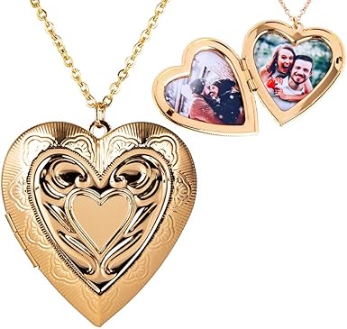 Personalized Large Heart-shape Locket 