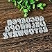 GUINV Cutting Dies,Carbon Steel Cartoon Capital Letters Cutting Die Embossing Stencil Template Mold DIY Paper Art Craft Scrapbook Bookmark Card Decor