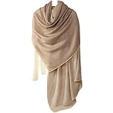 COtheSumay Luxury Cashmere Pashmina Style Shawl - Silk & Wool Blend Scarf, Lightweight Skin-Friendly Wrap