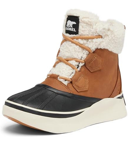 Amazon.com | Sorel Women's Kinetic Rngd Caribou Boot — Quarry, Sea
