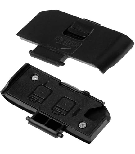 MASUNN Coperchio Porta Batteria Di Ricambio In Plastica Per Canon EOS 550D – Nero, Ricambio Riparazione