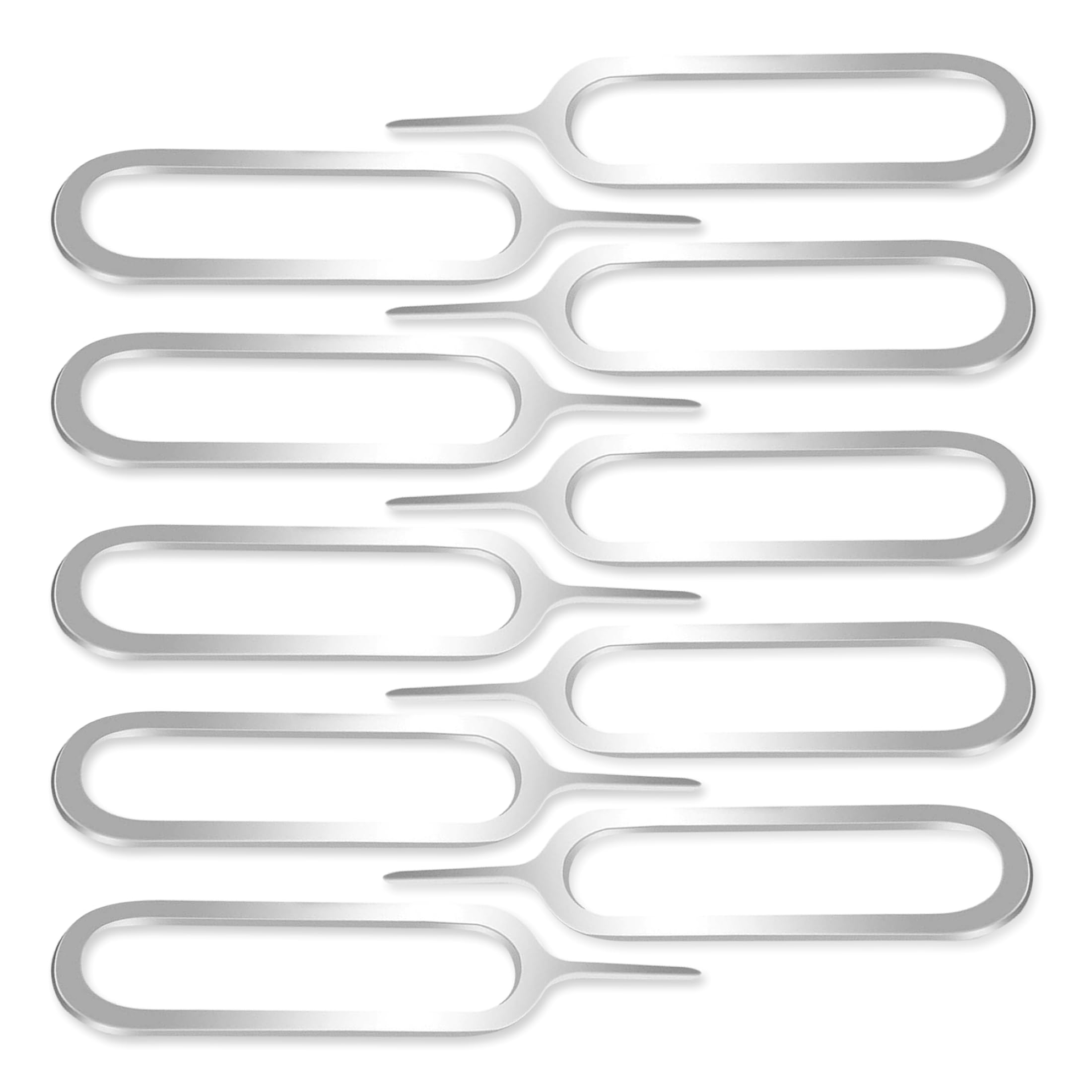 Mobi Lock 10pcs Sim Card Tray Removal Tool Compatible with All Smartphones and Tablets - iPhones, Android - Samsung, HTC, Pixel, Sony, Motorola