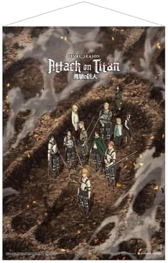 POPBUDDIES Attack on Titan: The Final Season wallscroll Following the Rumbling 50 x 70 cm