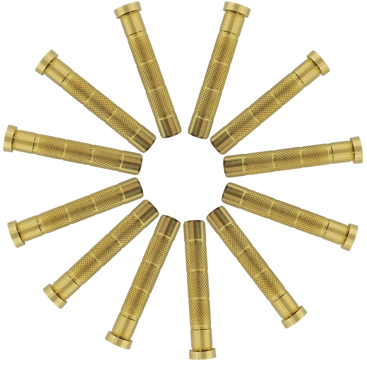 Photo 1 of 100Grains Field Point The Bolts are Copper Bolts Knurled Outer Diameter Suitable with for.244 Carbon Arrow (1 Dozen 12PACK), Used for Arrow Rod Archery Accessories (Brass Bolt-S, 100 Grains)