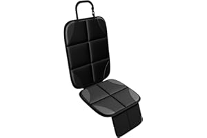 CHICHL Car Seat Protector, MHO+ALL Large Auto Carseat Protectors for Child Baby Car Seat, Waterproof 600D Fabric Seat Cover Mat with Storage Pockets for SUV, Sedan, Truck, Leather and Fabric Car Seat