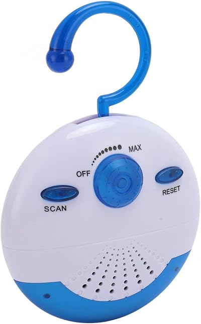 Bewinner Waterproof Shower Radio Mini Portable FM Speaker Long Battery Life