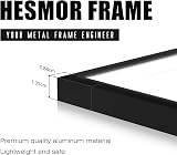 Hesmor A4 Aluminum Acrylic Picture Frame Black 8 x 12 Certificate Frame view 4