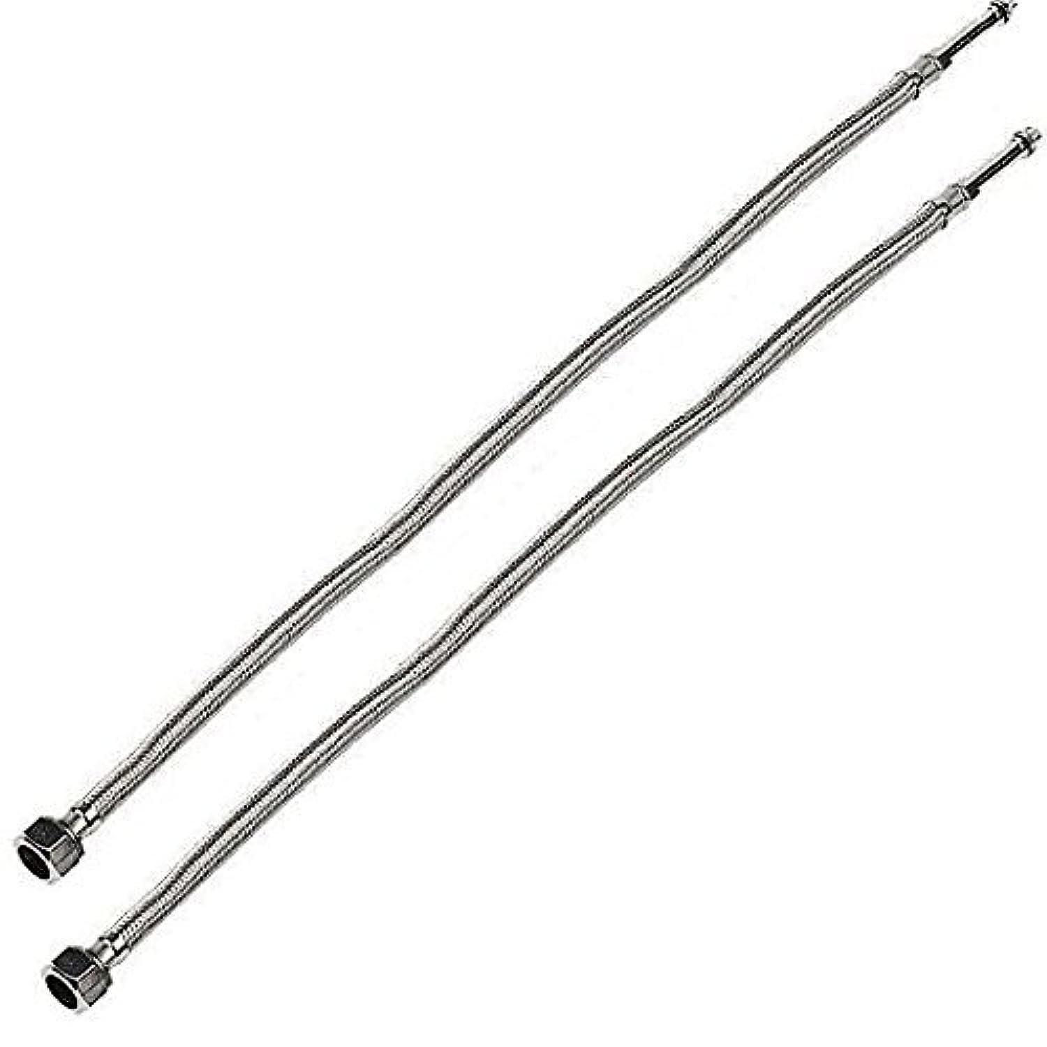 Flexible Hose Pipe Tap Tails for Monobloc Basin Or Kitchen Taps 400mm, 500mm, 900mm, x 10mm and 12mm (500mm x 10mm)