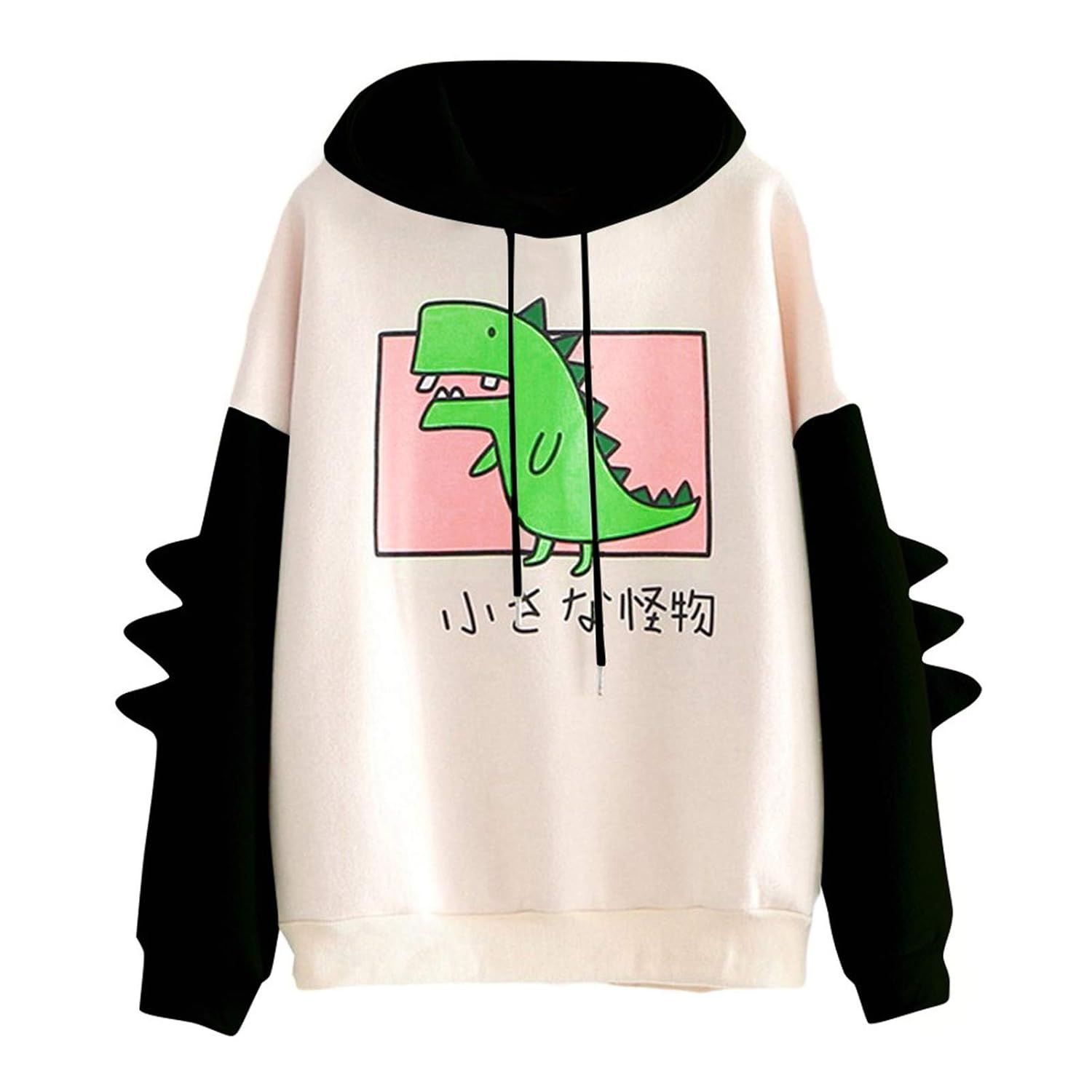Dinosaur Hoodie for Women's/Girl's Plus Size Tops Junior Sports Outerwear Long Sleeve Hooded