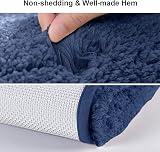 Thick Non-slip Bath Mat 60x90 Navy Ultra Soft Microfiber view 4