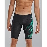 TYR Men's Standard Cycloid Durafast Elite Jammer, Green, 38