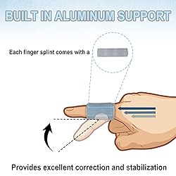 RonJea 5 Pcs Trigger Finger Splints: 5 Single