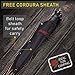 Tactical Knife - Survival Fixed Blade - Best Outdoor Military Knives for Camping Bushcraft or Self Defense - Large Stainless Steel Blade Full Tang Handle Tactical Knofe - Comes with E Book 2791 U-PQ