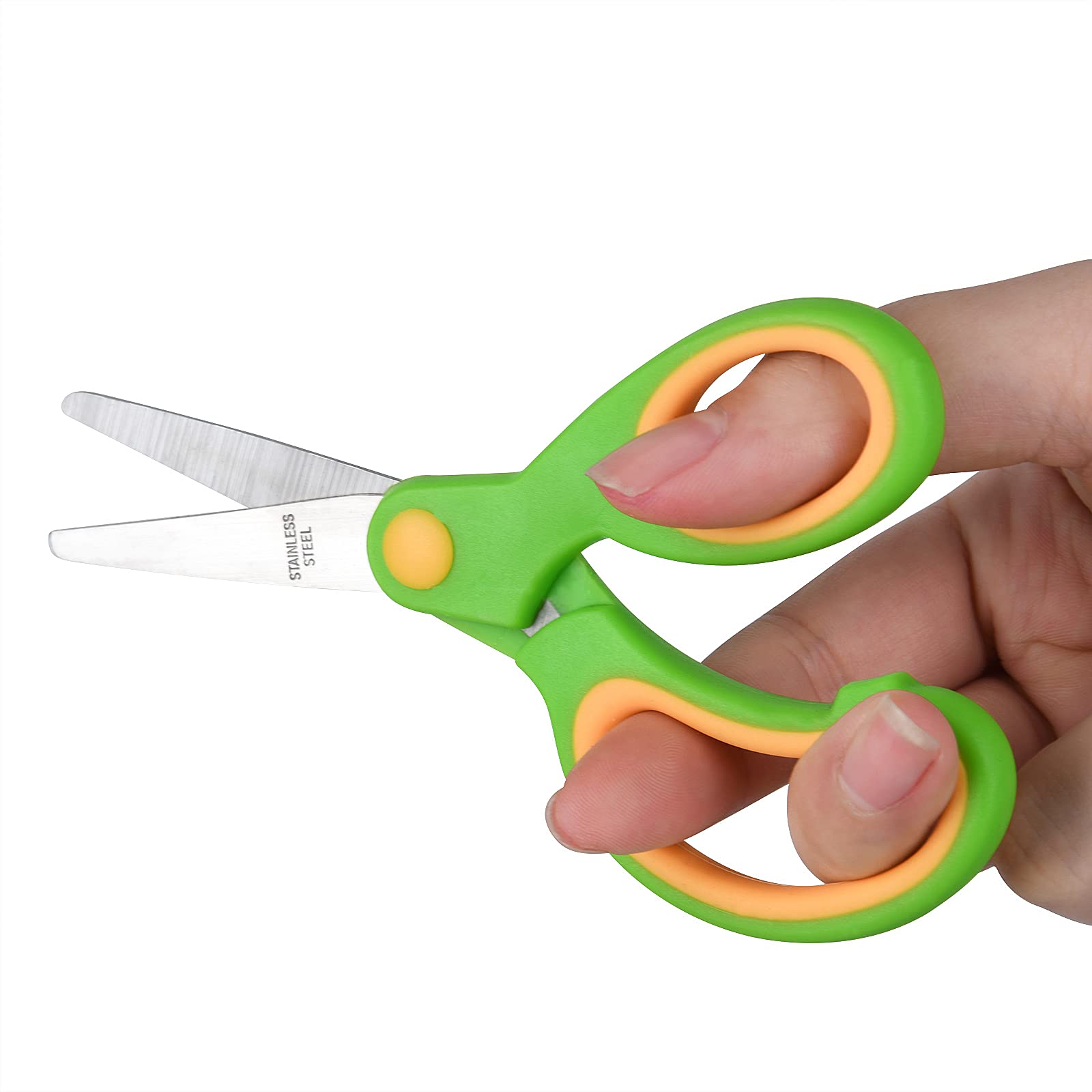 Scissors for School Kids Student, Kids Scissors 36 Count Bulk Set Teacher Pack(Rounded-tip, Blunt), 5 Inch