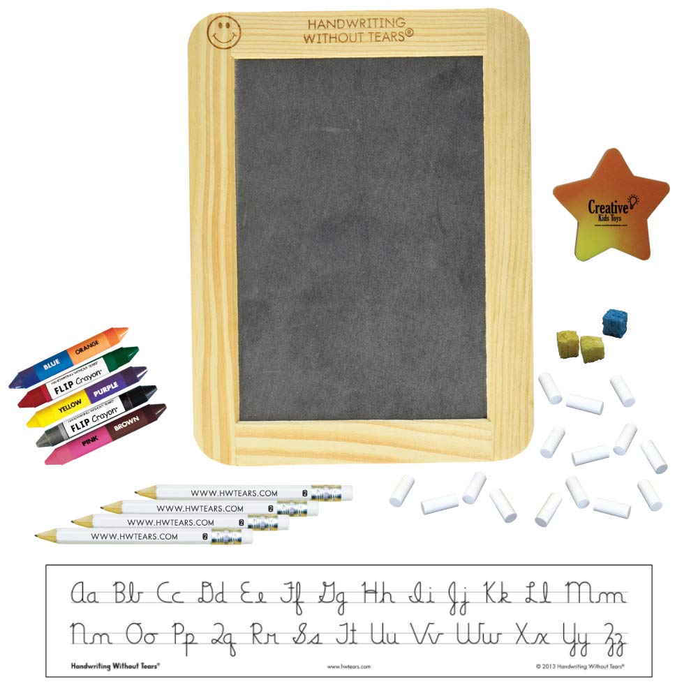 Handwriting without Tears Chalkboard Slate Cursive Starter Set (Starter Kit