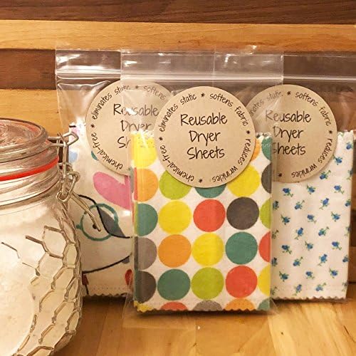 Reusable Dryer Sheets - Fabric - No Chemicals - Reduce Waste - Two Sets of Three