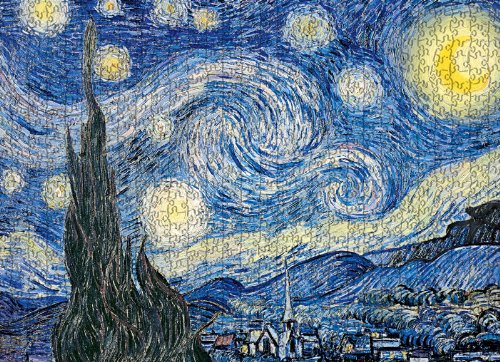 Eurographics Starry Night by Vincent Van Gogh 1000-Piece Puzzle