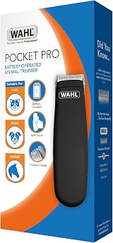 Wahl Pocket Pro Hair Trimmers Small Cordless Pet Grooming Kit view 6