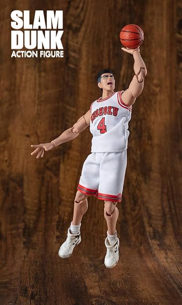 Amazon スラムダンク 赤木剛憲 4号 白ユニフォーム Slamdunk Action Figure 可動フィギュア 大聖model フィギュア ドール 通販