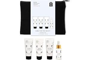 SEEN Curly On The Go Kit, Fragrance Free - Non-Comedogenic & Safe for Sensitive Skin - Curl-Defining Styling Hair Bundle - An