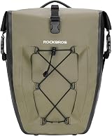 ROCKBROS 32L Waterproof Bike Pannier Bag Rear Rack Travel 25L-32L