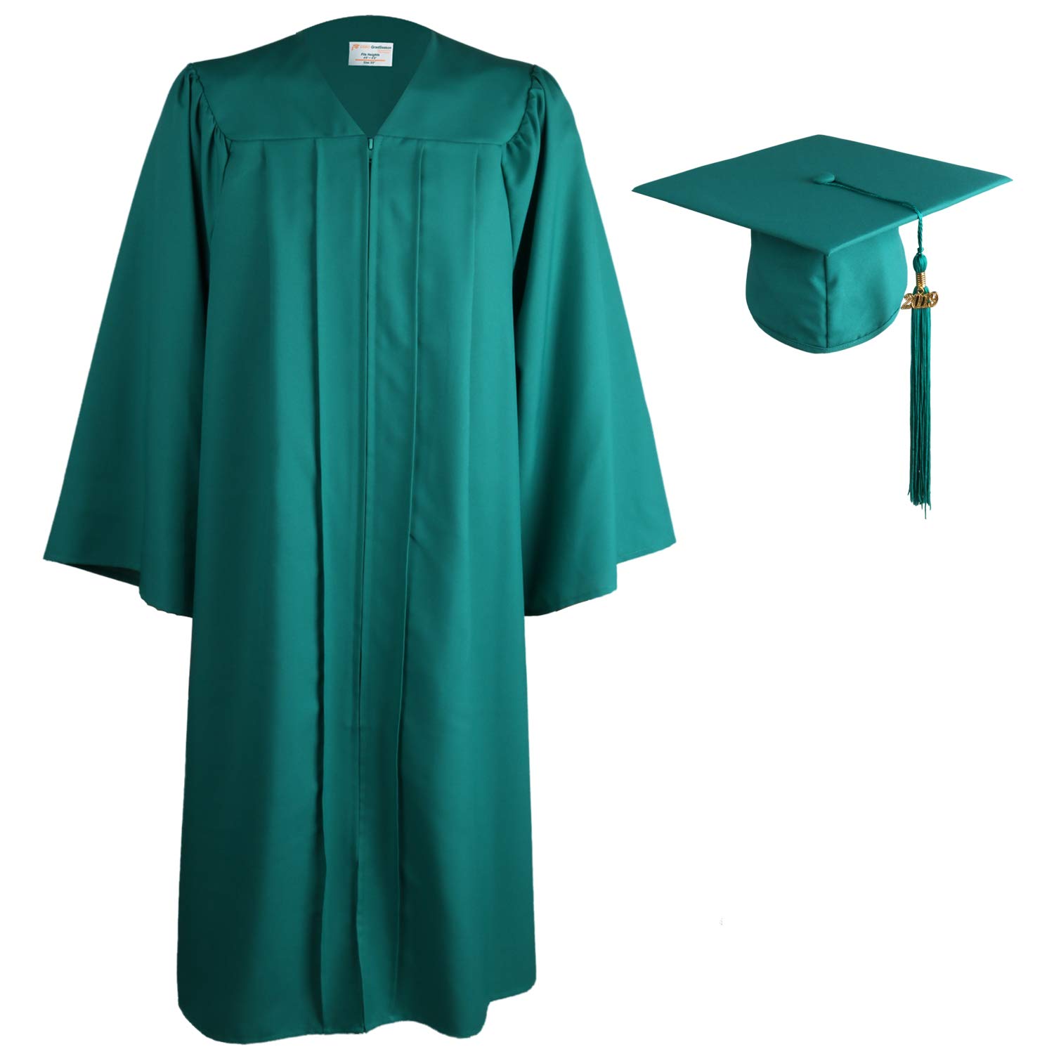 OSBO GradSeason Matte Graduation Gown Cap Tassel Set 2018 & 2019 For