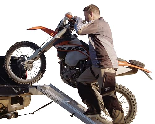 Motorcycle Loading Ramp With Steps Step Ramp 5 Step Dirt Bike Ramp - Aluminum Folding Loading Ramps for ...