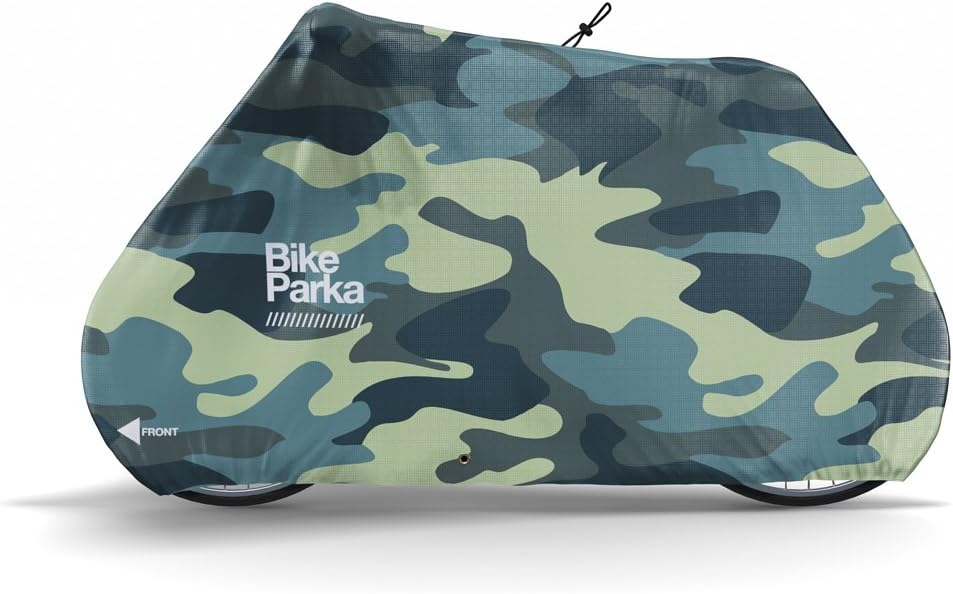BikeParka STASH Waterproof Bicycle Cover (CAMO), 220 x 140 cm