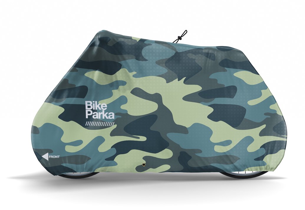 BikeParka STASH Waterproof Bicycle Cover (CAMO) — image 1