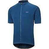 ARSUXEO Cycling Jersey Men Short Sleeves Ultra-Comfortable Road Bike Jersey Biking Bicycle Shirt