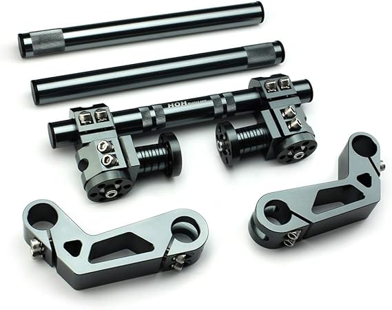 Amazon 特 汎用 22 2径 Cnc アルミ 削り出し 角度調整式 セパレート ハンドルキット ガン色 トクトヨ Tokutoyo 外装パーツセット 車 バイク