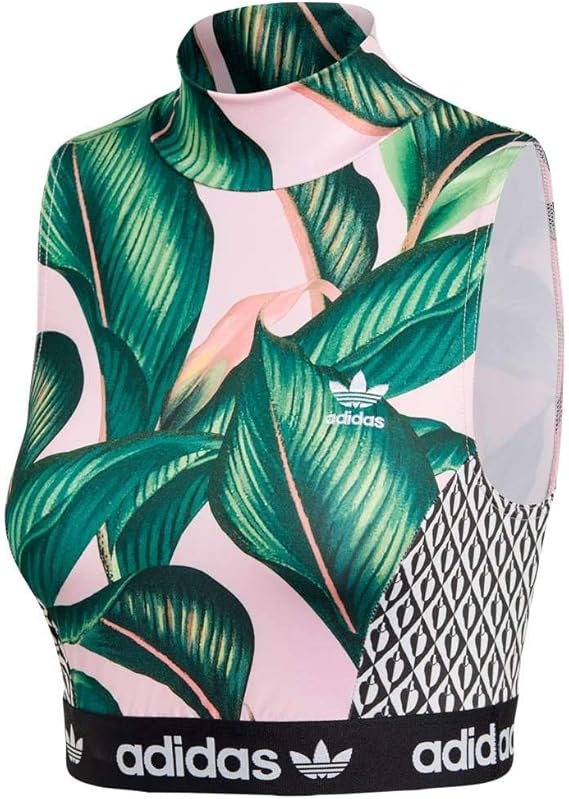 Amazon アディダス Adidas Originals レディース トップス ベアトップ チューブトップ クロップド Farm Big Leaf Bra Top 並行輸入品 フィットネス トレーニング スポーツブラ 通販 Amazon アディダス Adidas Originals レディース トップス ベアトップ チューブトップ クロップド Farm Big Leaf Bra Top 並行輸入品 フィットネス トレーニング スポーツブラ 通販
