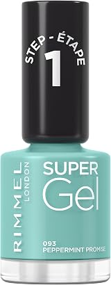 Rimmel Super Gel Peppermint Promise 093 Nail Polish 12ml Glazed Finish view 1