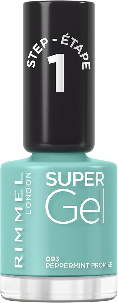 Rimmel Super Gel Peppermint Promise 093 Nail Polish 12ml Glazed Finish